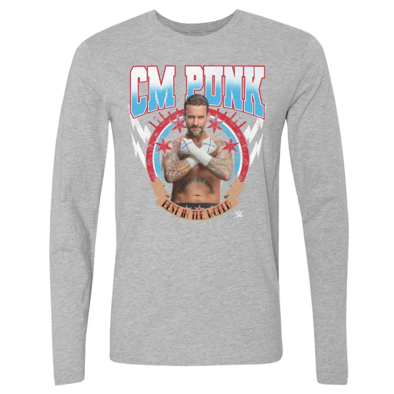 CM Punk Best In The World Pose WHT sold by 500 Level