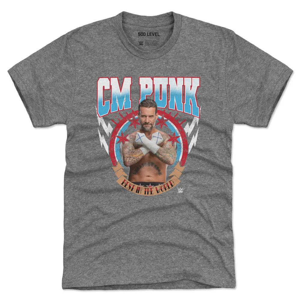 CM Punk Best In The World Pose WHT sold by 500 Level product image thumbnail 2