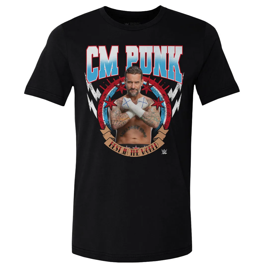 CM Punk Best In The World Pose WHT sold by 500 Level product image thumbnail 2