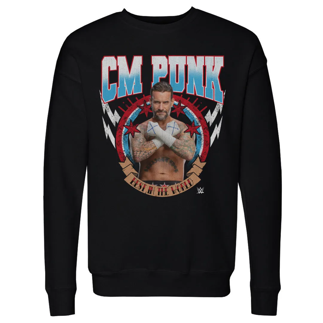 CM Punk Best In The World Pose WHT sold by 500 Level