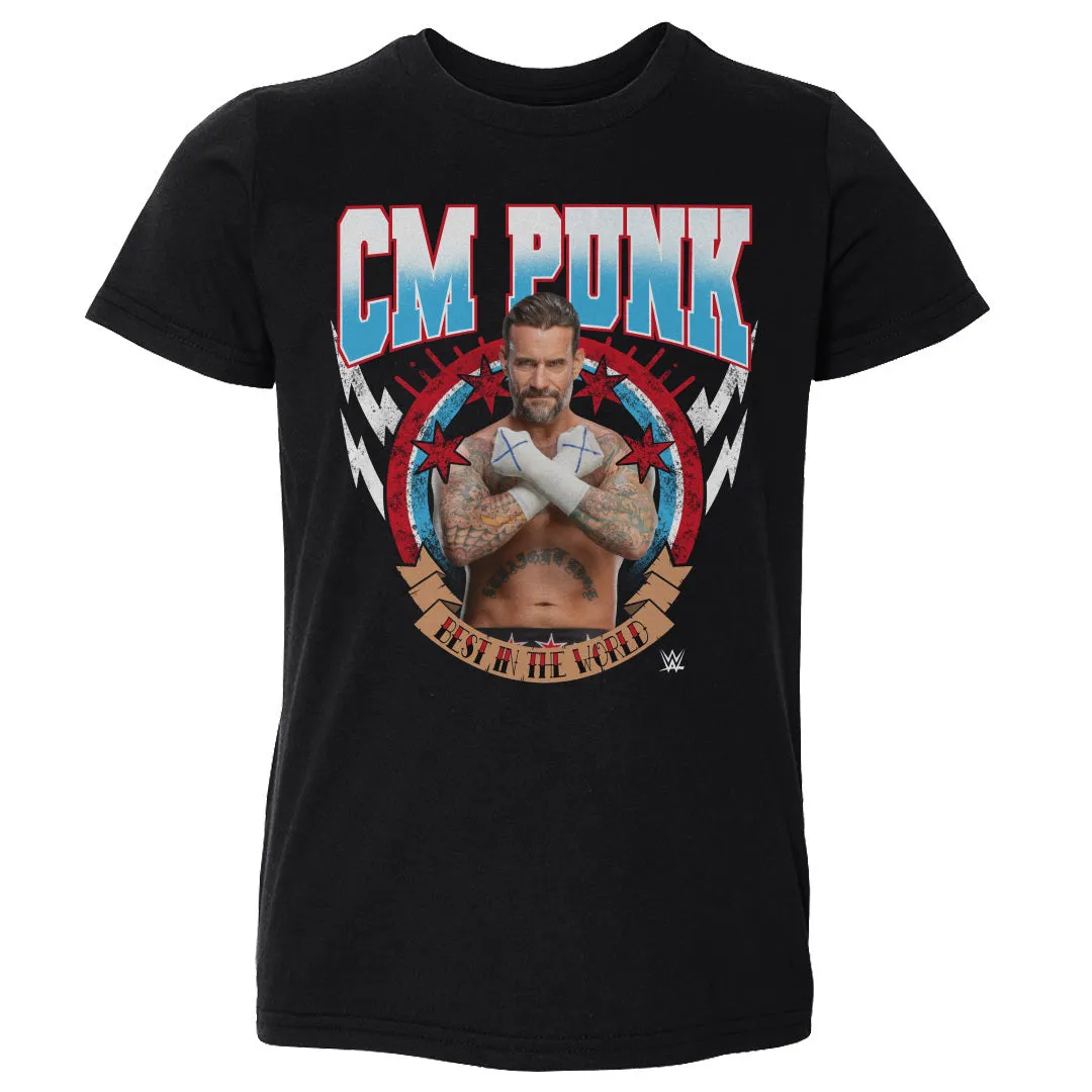 CM Punk Best In The World Pose WHT sold by 500 Level