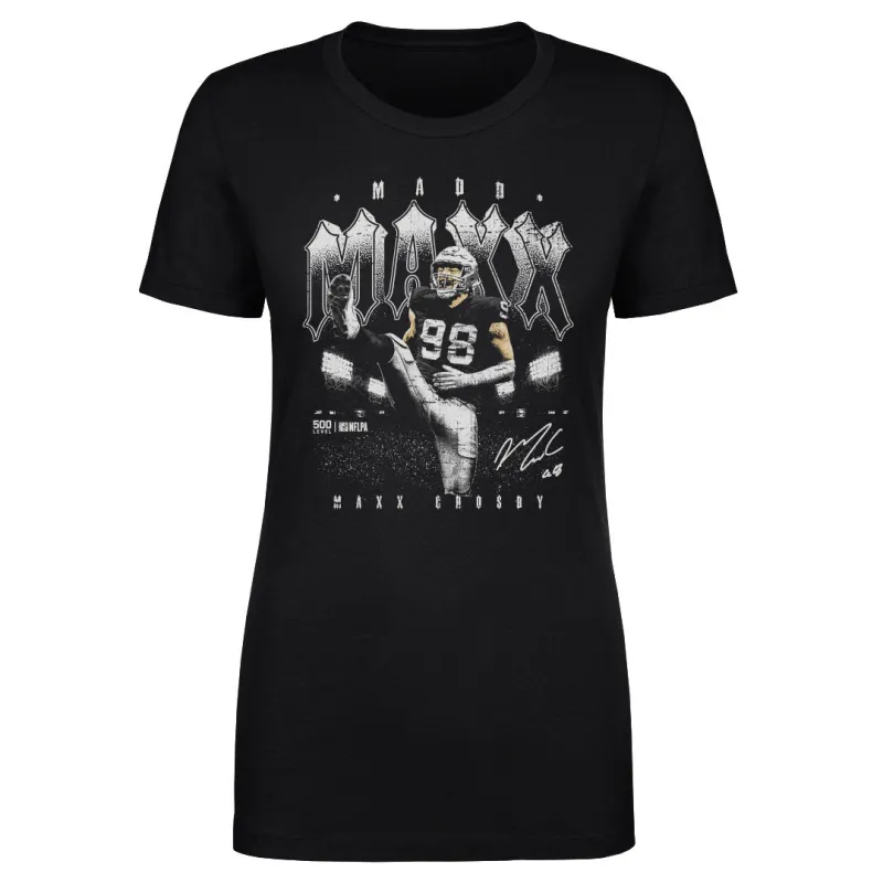 Maxx Crosby Las Vegas Celebration WHT sold by 500 Level