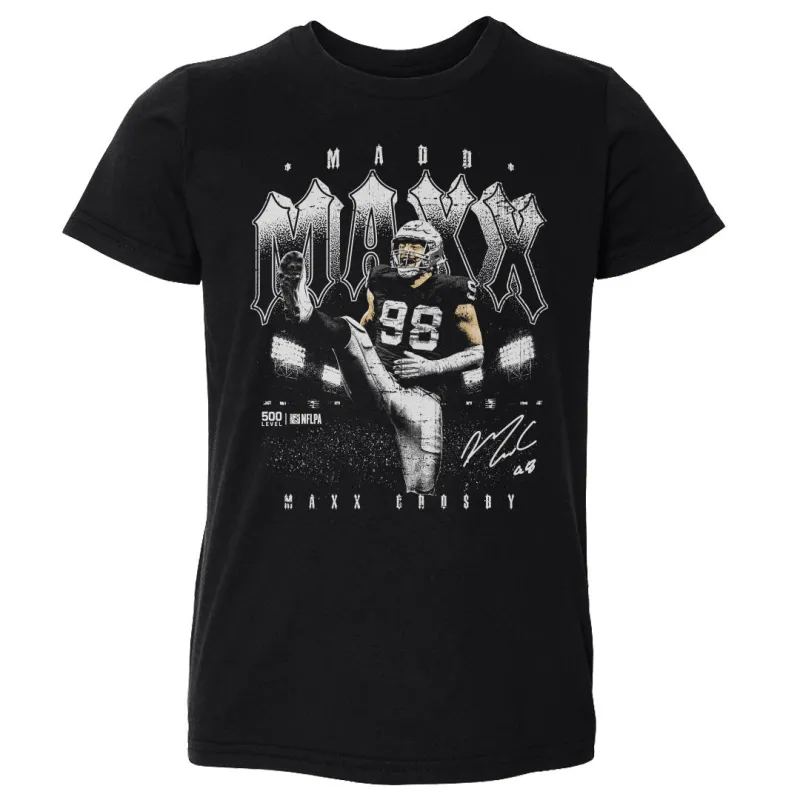 Maxx Crosby Las Vegas Celebration WHT sold by 500 Level