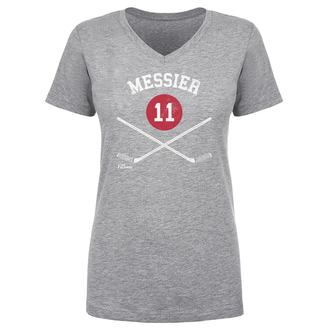 Mark Messier New York R 11 Sticks WHT sold by 500 Level product image thumbnail 2
