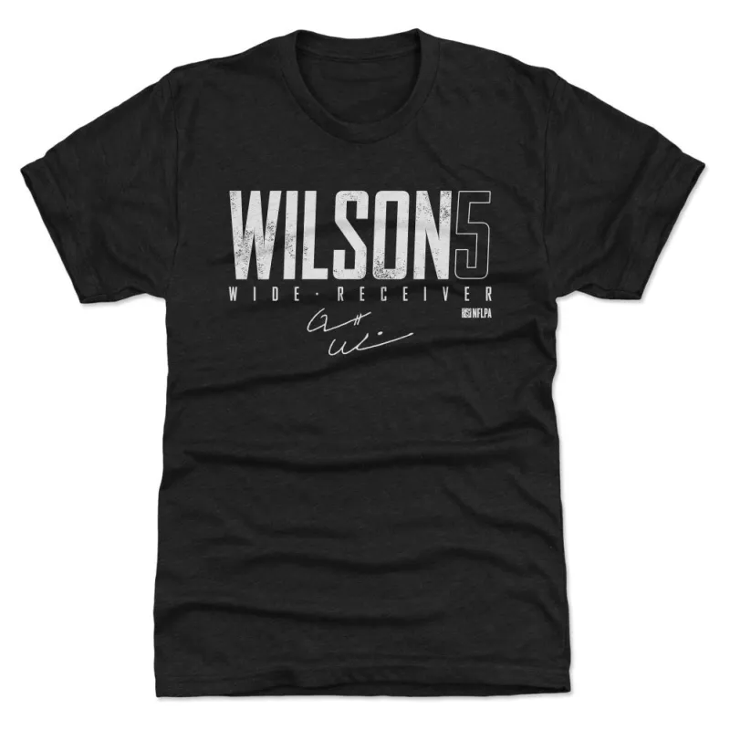 Garrett Wilson New York J Elite WHT sold by 500 Level