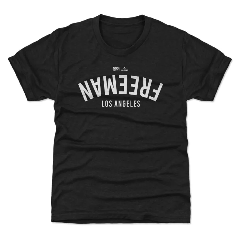 Freddie Freeman Los Angeles D Invert WHT sold by 500 Level