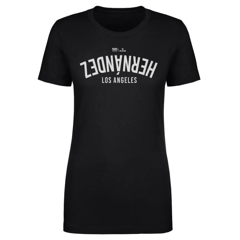 Enrique Hernandez Los Angeles D Invert WHT sold by 500 Level