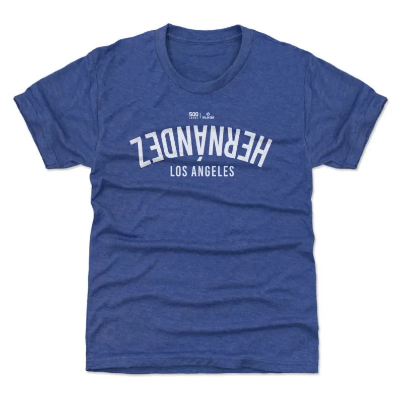 Enrique Hernandez Los Angeles D Invert WHT sold by 500 Level