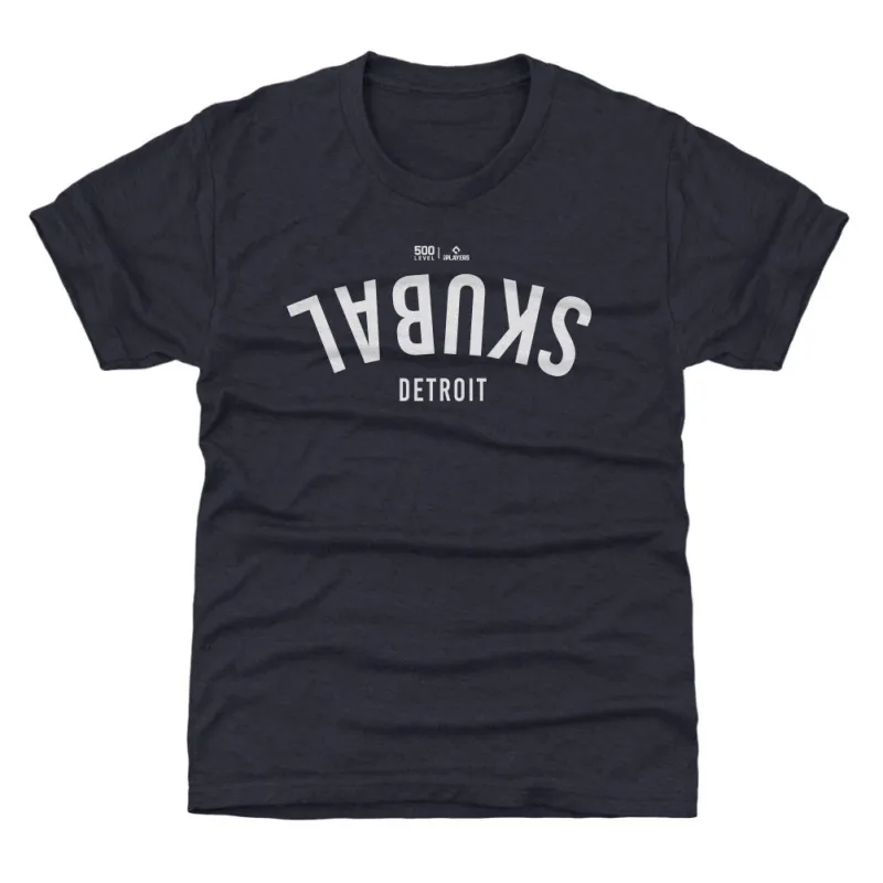 Tarik Skubal Detroit Invert WHT sold by 500 Level