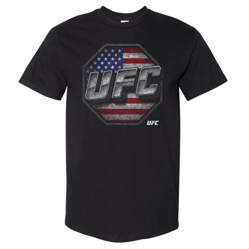 UFC 3D Bold USA Flag WHT sold by 500 Level