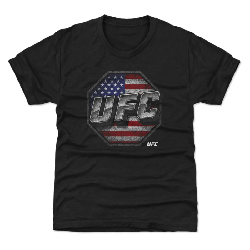 UFC 3D Bold USA Flag WHT sold by 500 Level