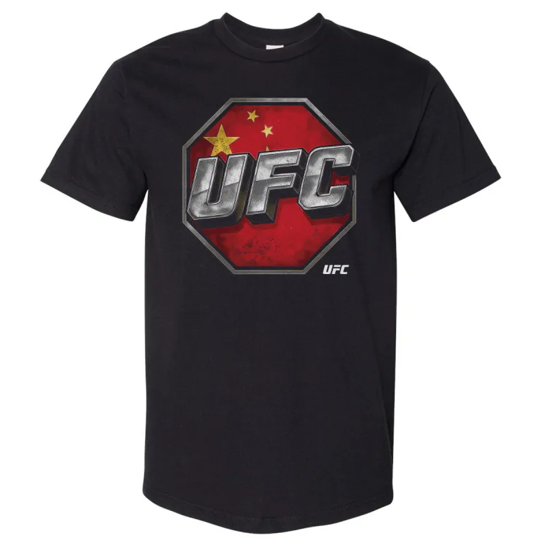 UFC 3D Bold China Flag WHT sold by 500 Level