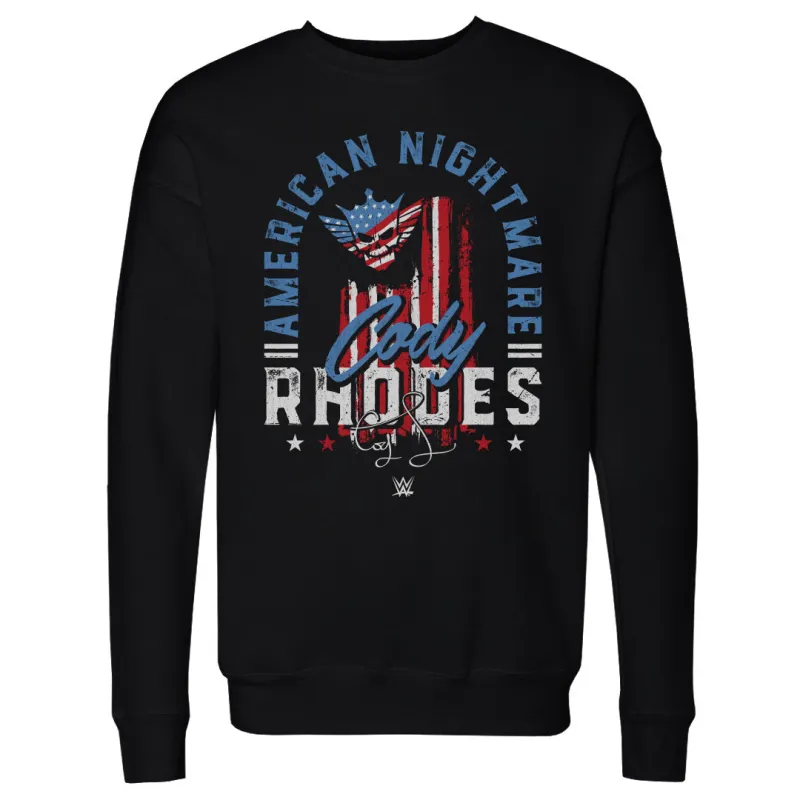 Cody Rhodes American Nightmare Text WHT sold by 500 Level