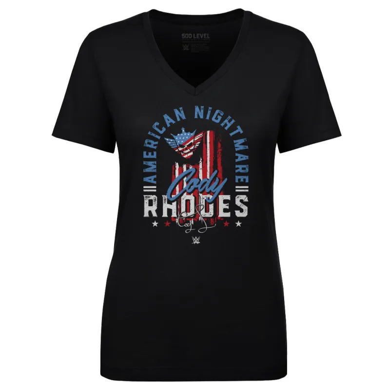 Cody Rhodes American Nightmare Text WHT sold by 500 Level