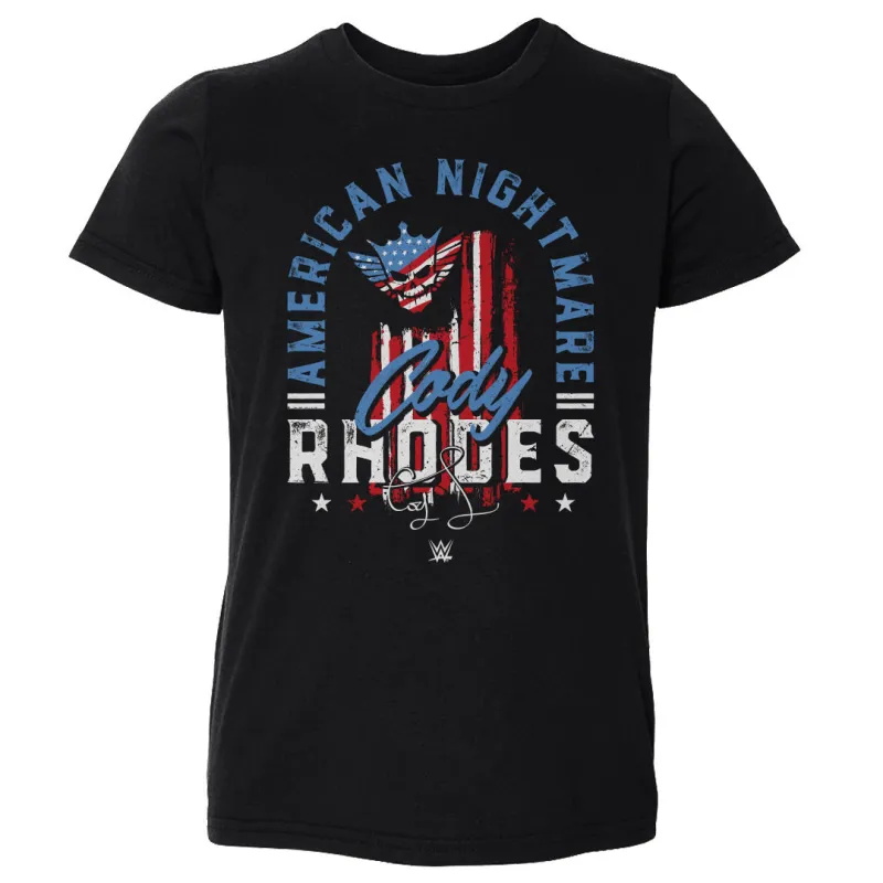 Cody Rhodes American Nightmare Text WHT sold by 500 Level