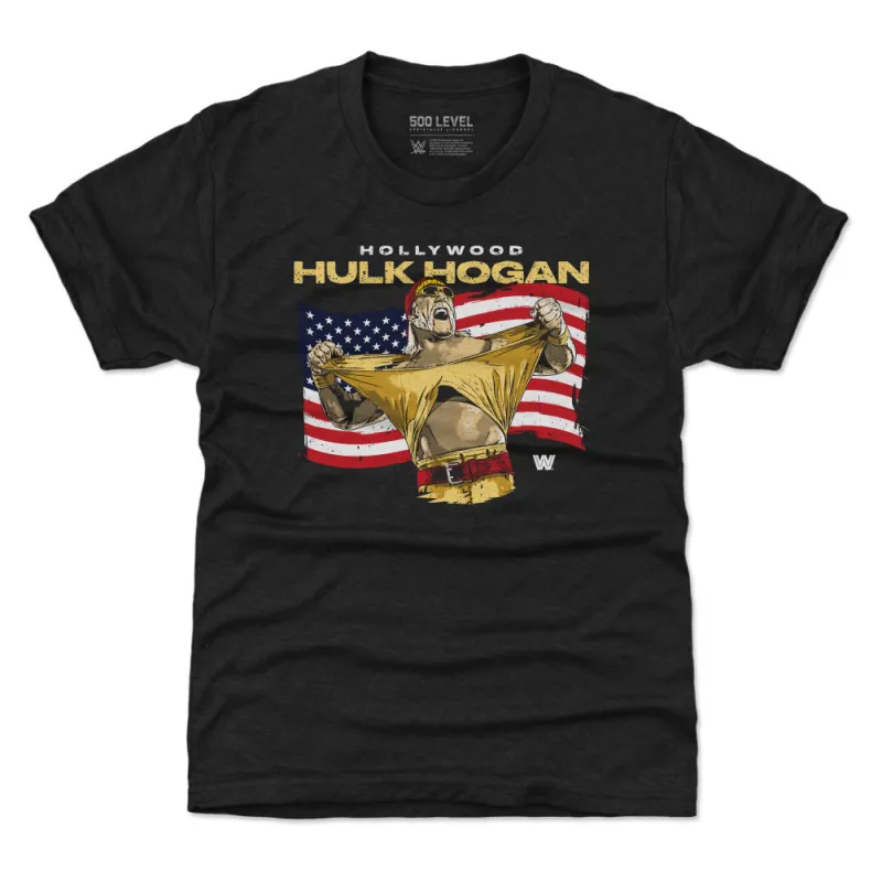 Hulk Hogan Hollywood Flag WHT sold by 500 Level
