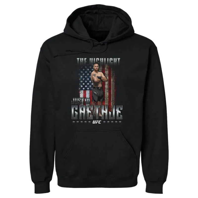 Justin Gaethje The Highlight Flag WHT sold by 500 Level