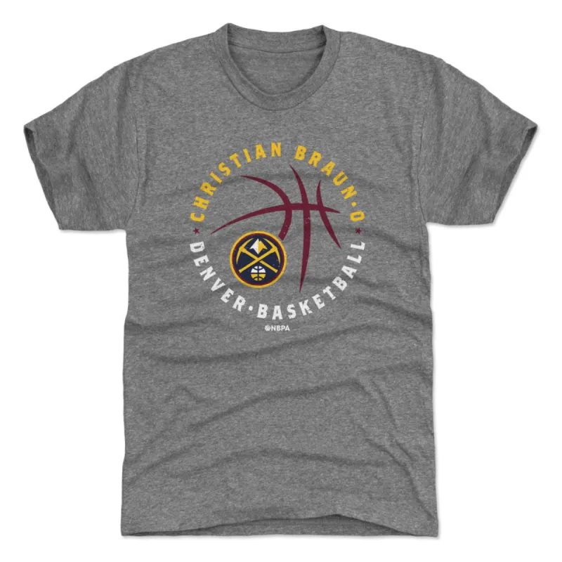 Christian Braun Denver Nuggets Player Ball WHT sold by 500 Level