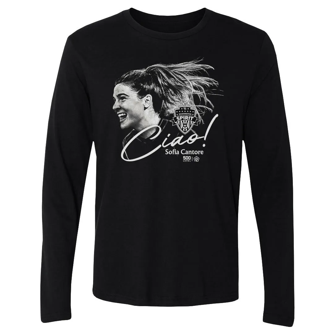 Sofia Cantore Washington Spirit Ciao WHT sold by 500 Level