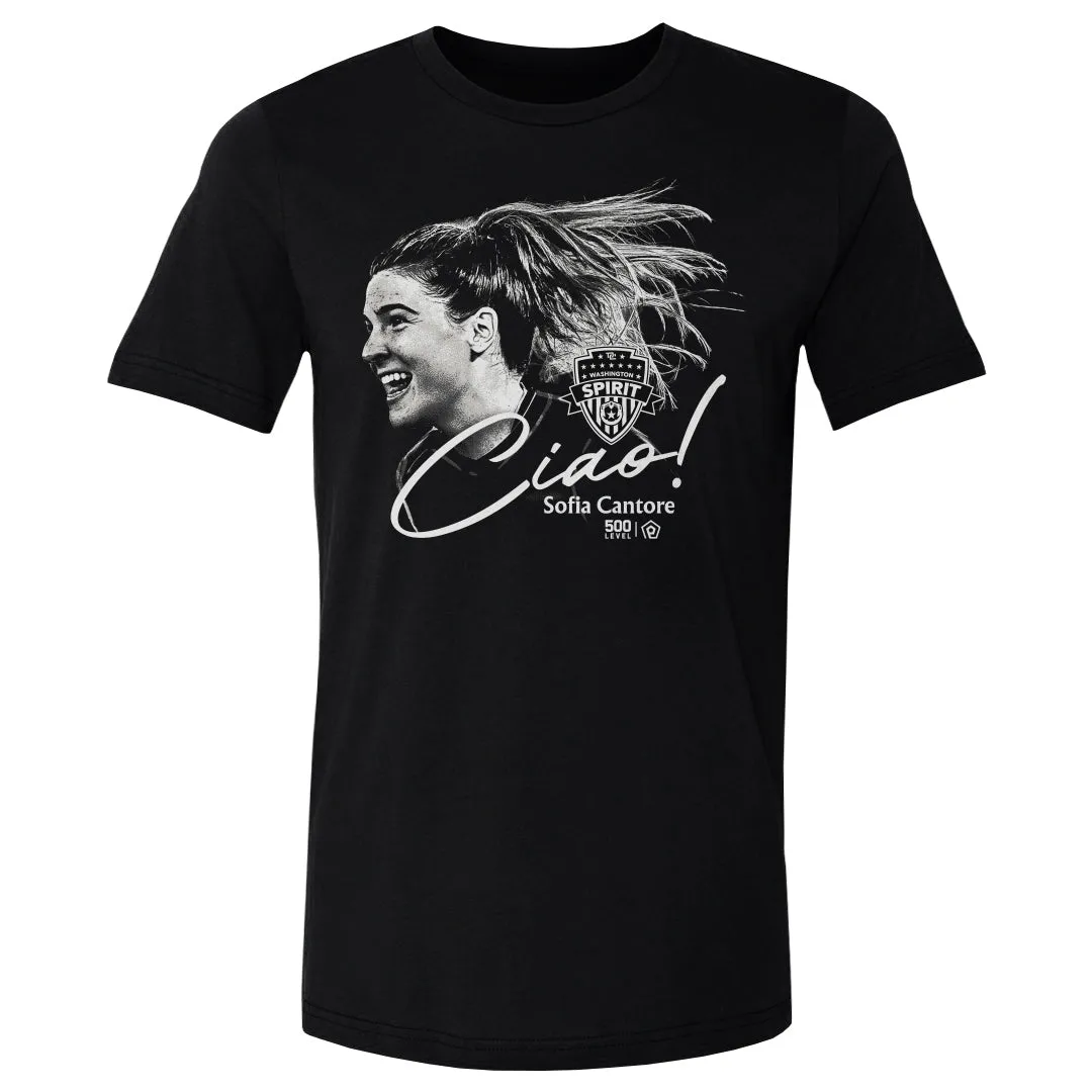 Sofia Cantore Washington Spirit Ciao WHT sold by 500 Level