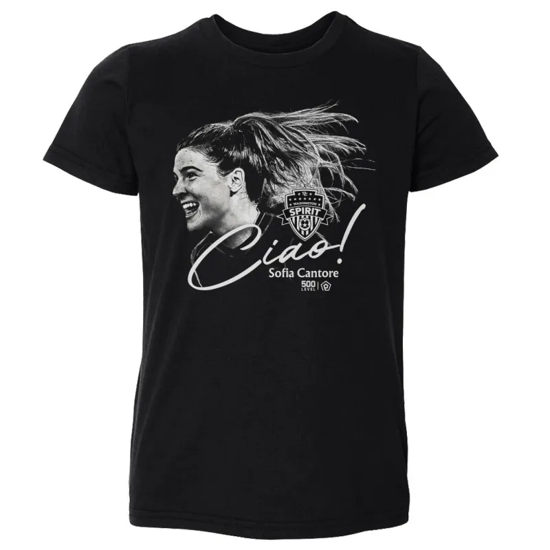 Sofia Cantore Washington Spirit Ciao WHT sold by 500 Level