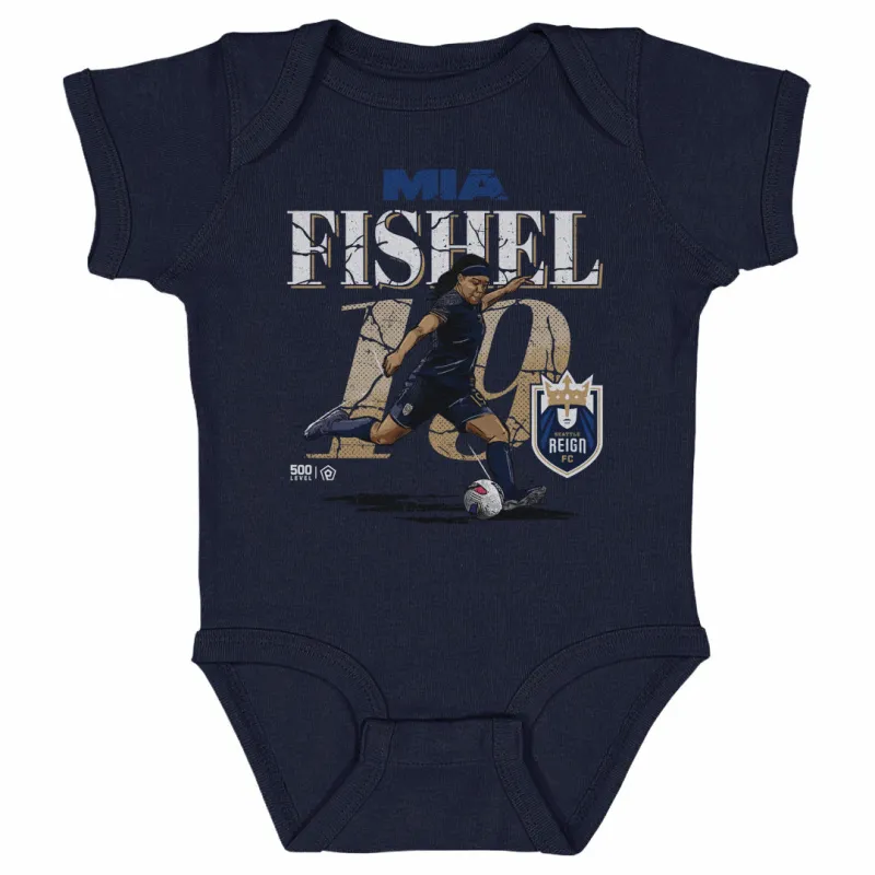 Mia Fishel Seattle Reign Cracked Number WHT made by 500 Level