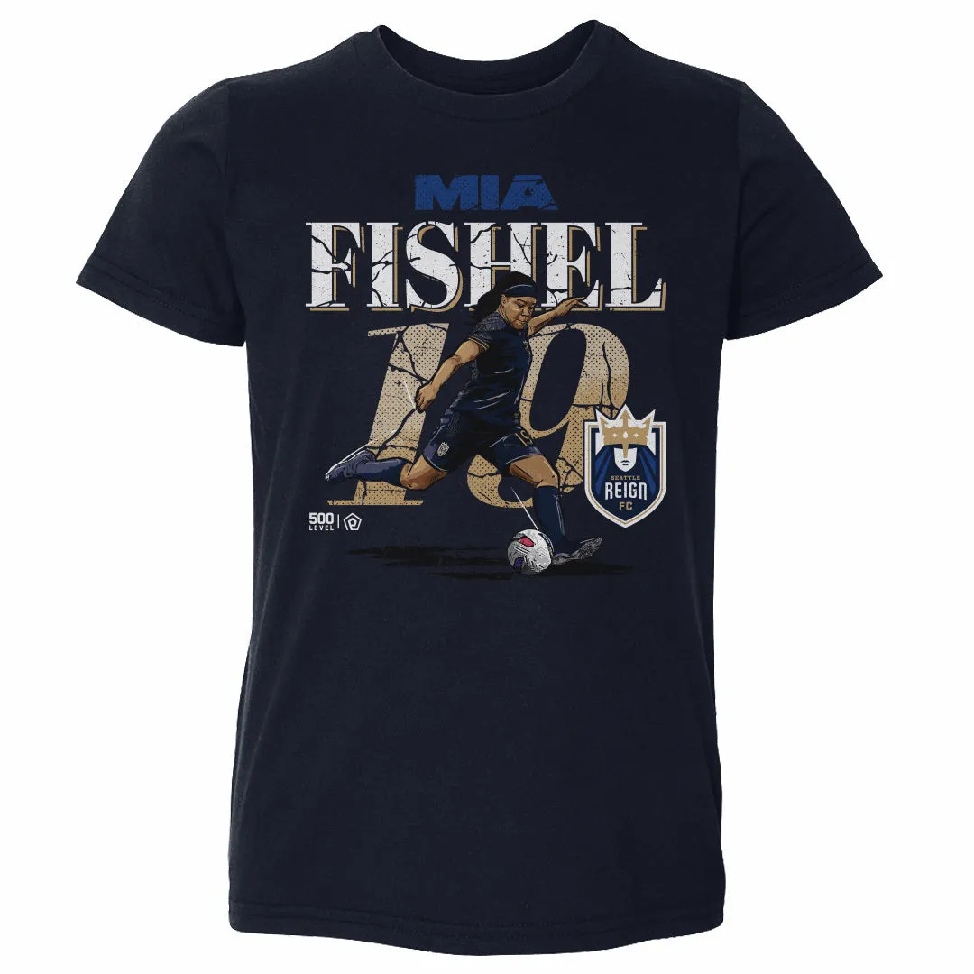Mia Fishel Seattle Reign Cracked Number WHT sold by 500 Level