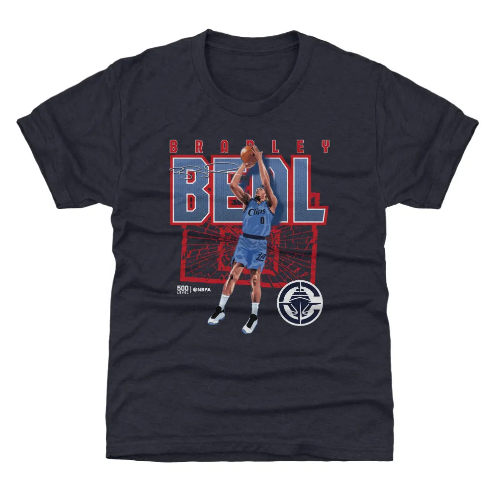 Bradley Beal Los Angeles Clippers Shattered WHT sold by 500 Level