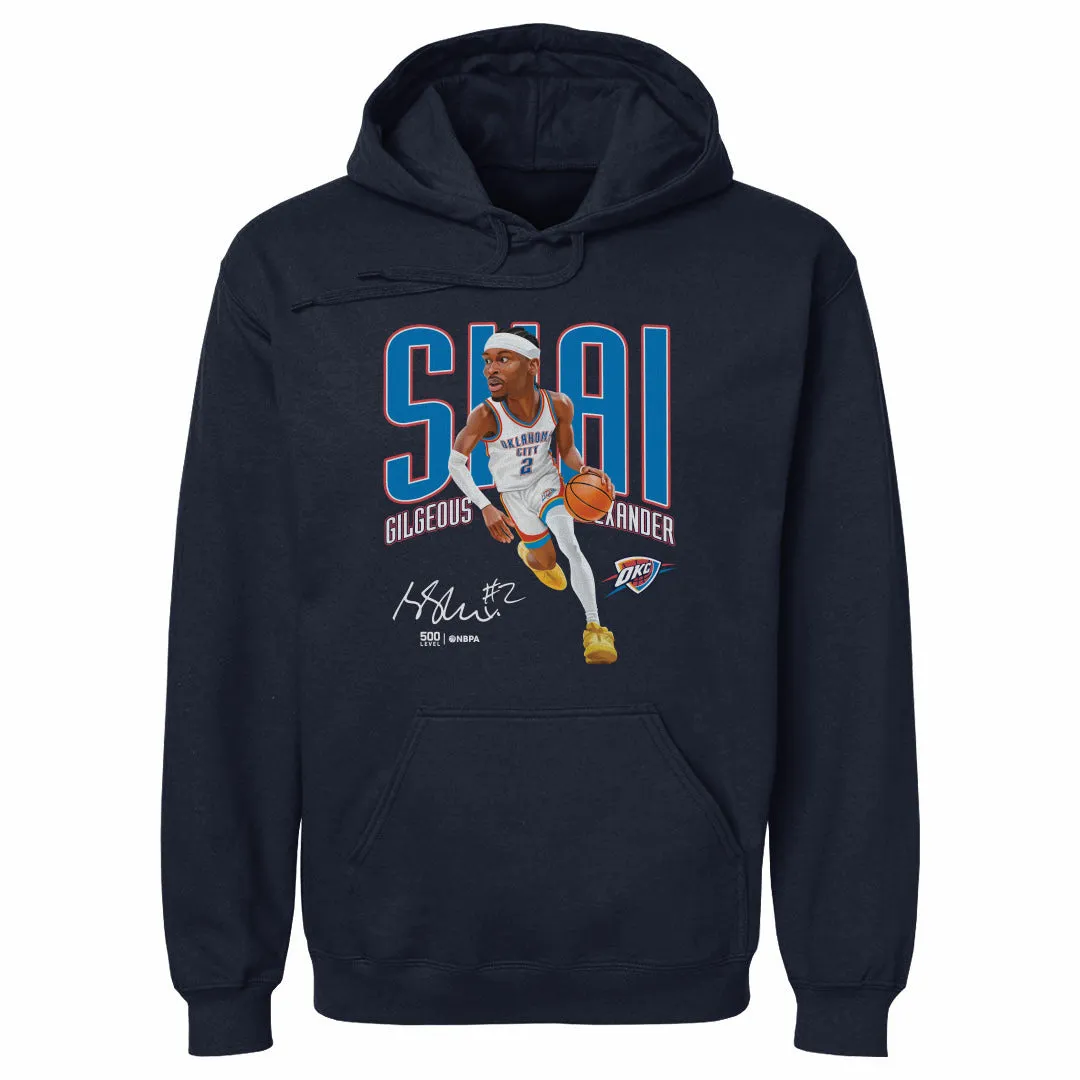 Shai Gilgeous-Alexander Oklahoma City Thunder Caricature WHT sold by 500 Level product image thumbnail 2
