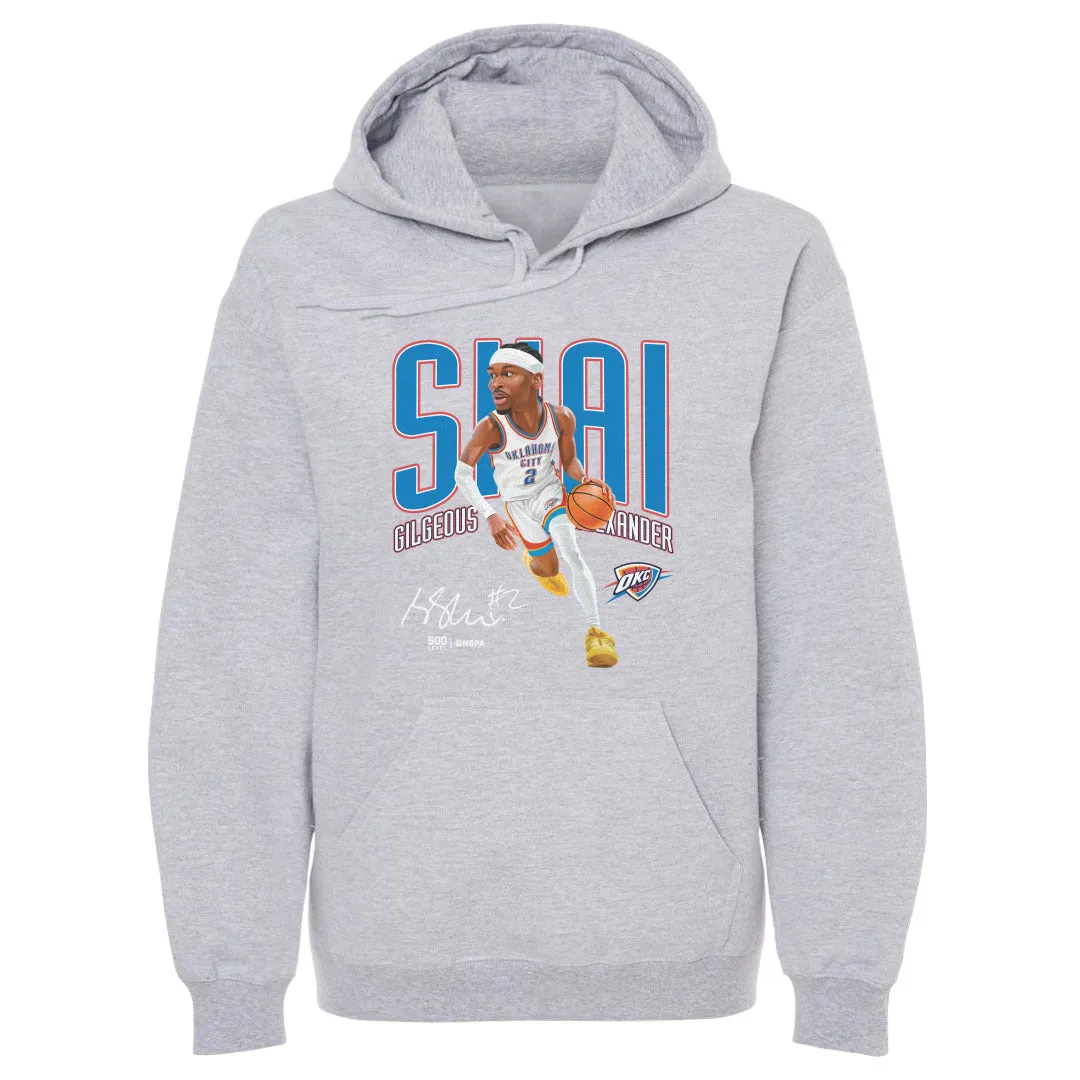 Shai Gilgeous-Alexander Oklahoma City Thunder Caricature WHT sold by 500 Level