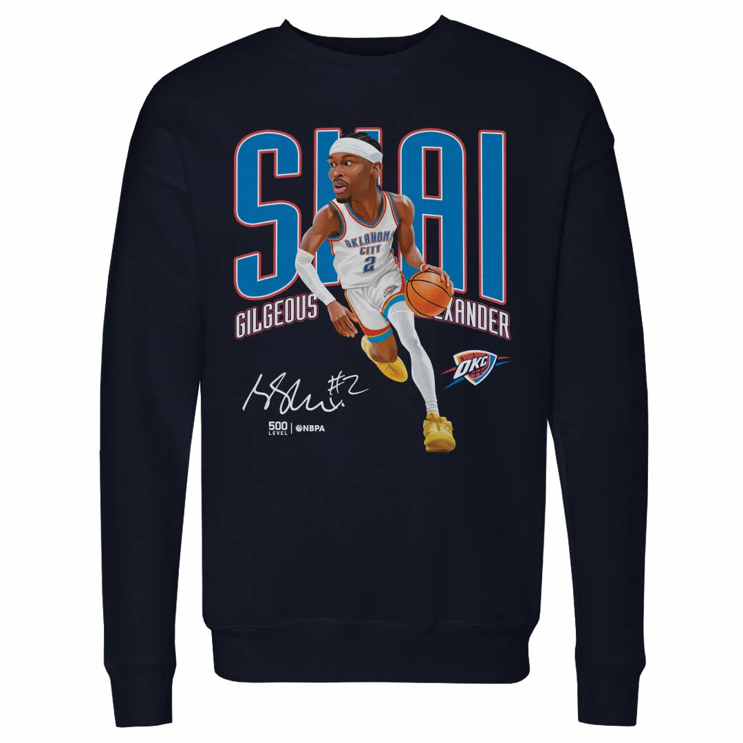 Shai Gilgeous-Alexander Oklahoma City Thunder Caricature WHT sold by 500 Level