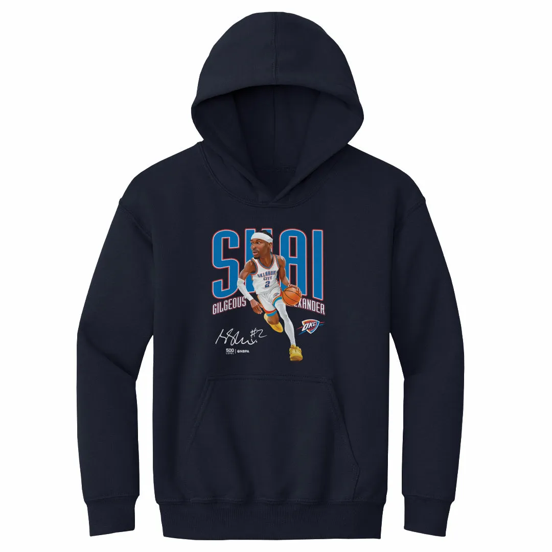 Shai Gilgeous-Alexander Oklahoma City Thunder Caricature WHT sold by 500 Level product image thumbnail 2