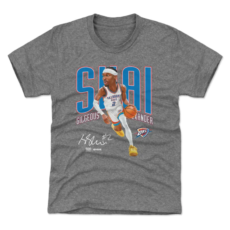 Shai Gilgeous-Alexander Oklahoma City Thunder Caricature WHT sold by 500 Level
