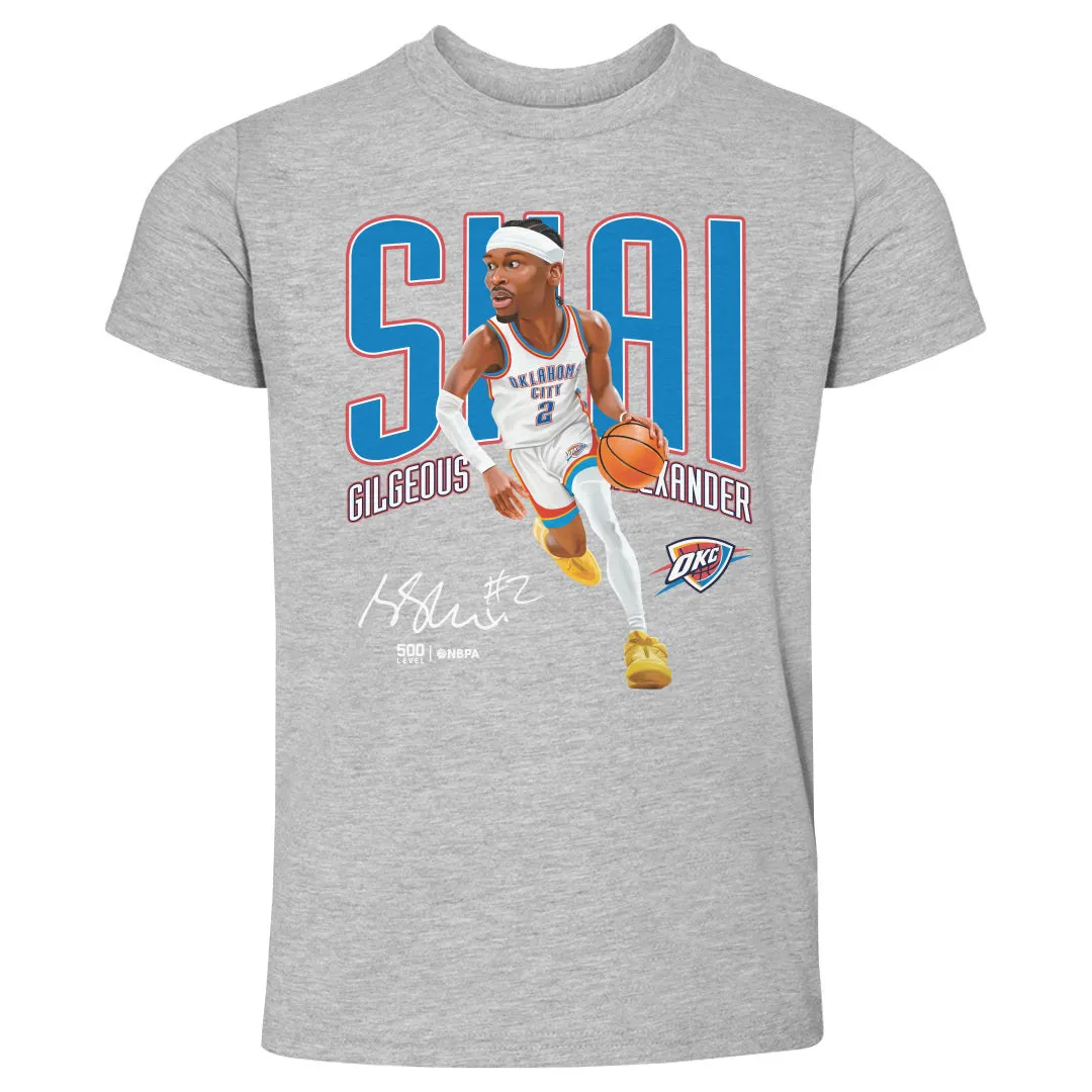 Shai Gilgeous-Alexander Oklahoma City Thunder Caricature WHT sold by 500 Level product image thumbnail 2