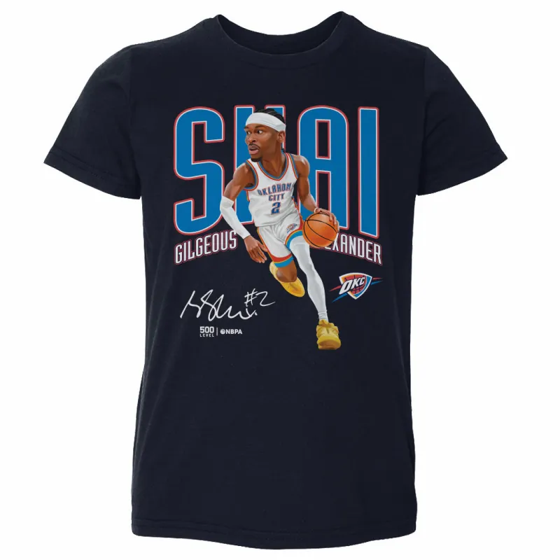 Shai Gilgeous-Alexander Oklahoma City Thunder Caricature WHT sold by 500 Level