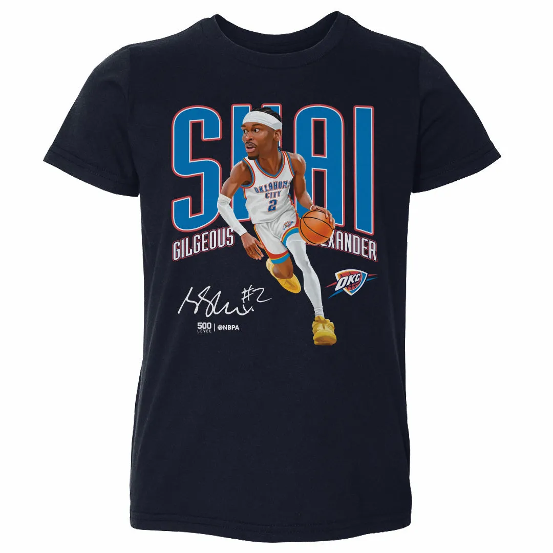 Shai Gilgeous-Alexander Oklahoma City Thunder Caricature WHT sold by 500 Level
