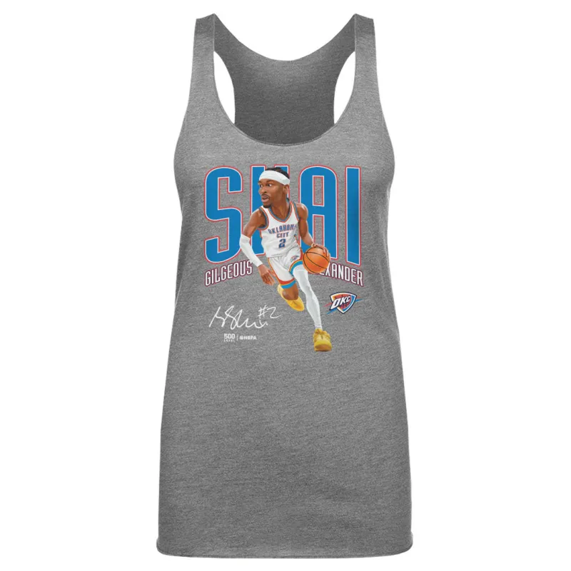 Shai Gilgeous-Alexander Oklahoma City Thunder Caricature WHT sold by 500 Level