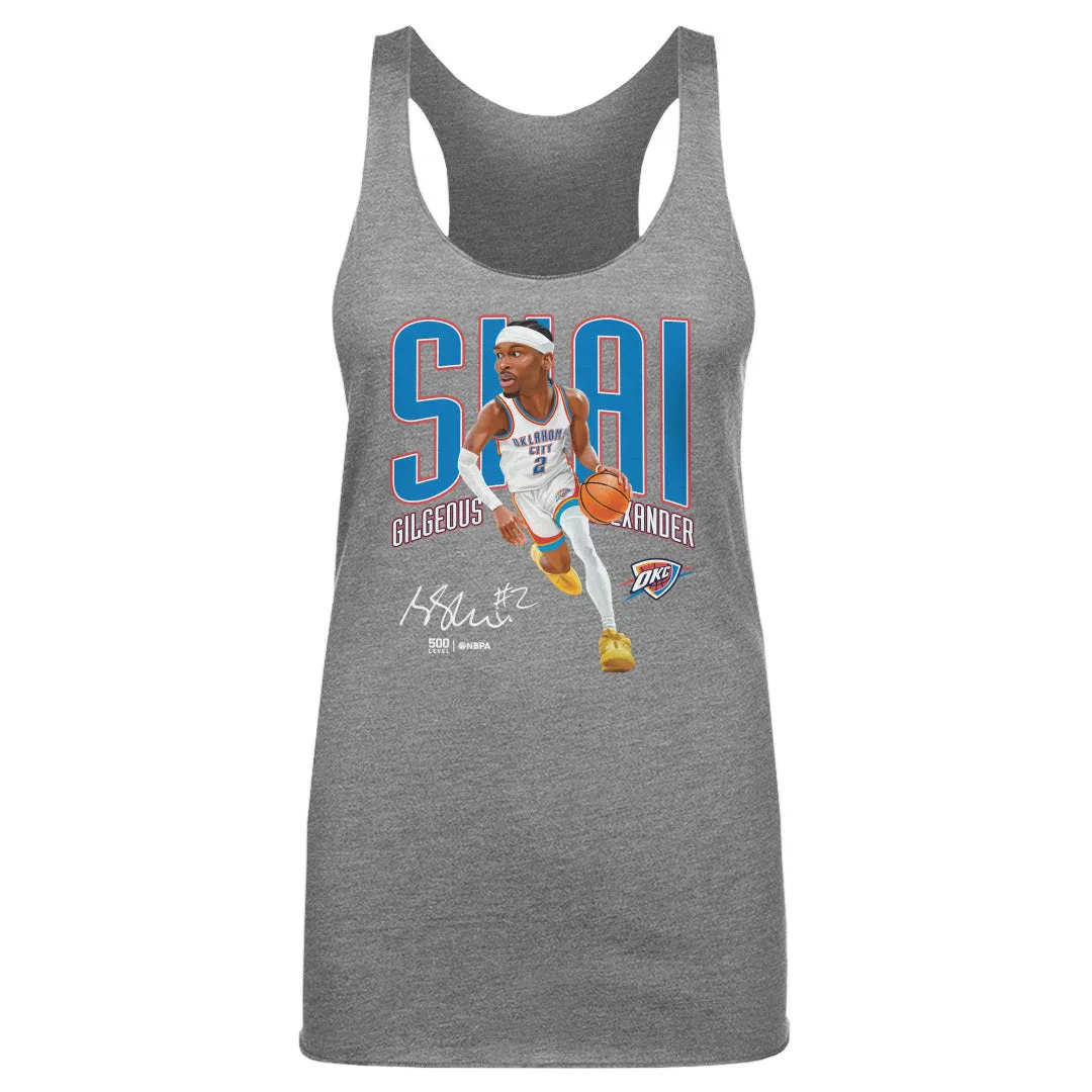 Shai Gilgeous-Alexander Oklahoma City Thunder Caricature WHT sold by 500 Level
