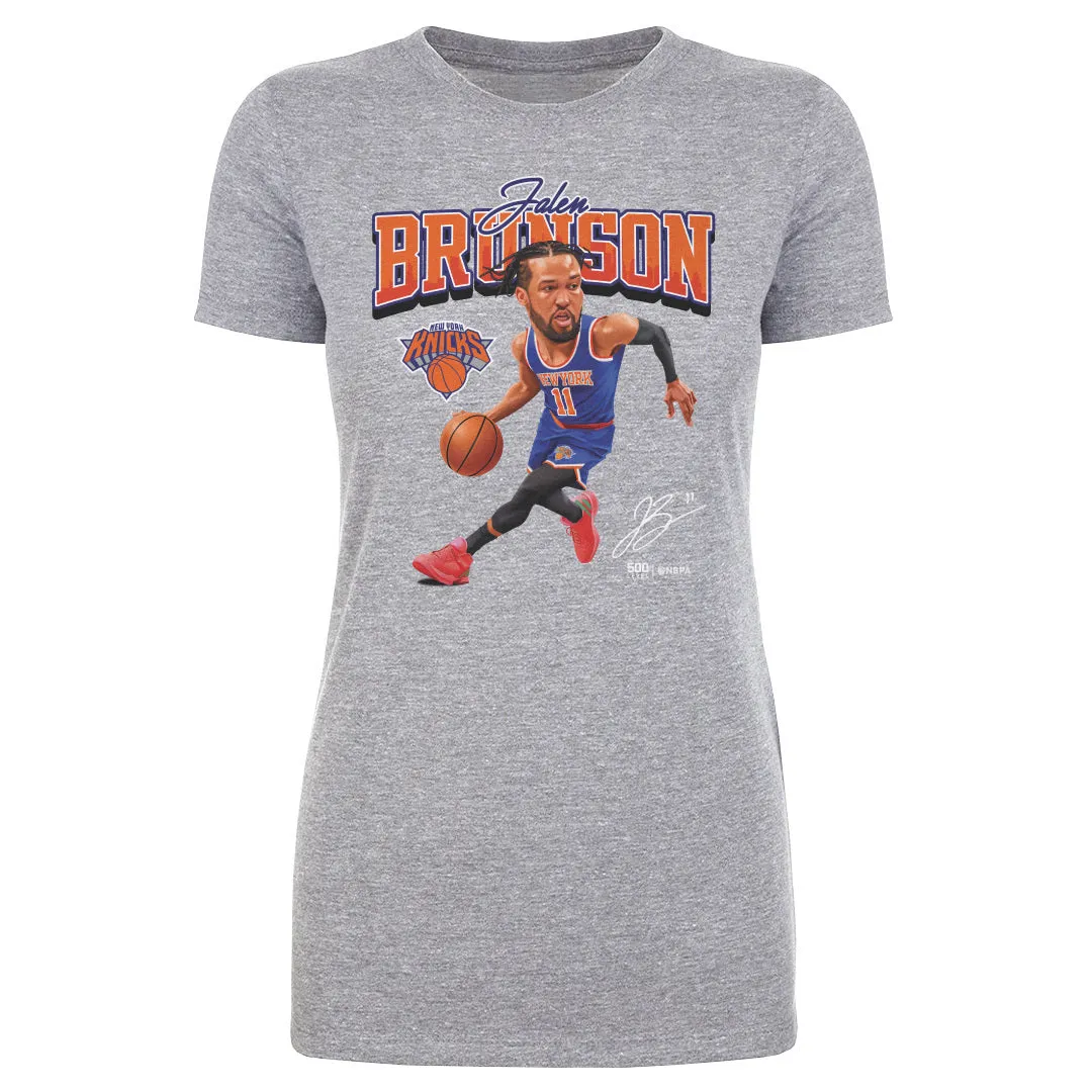 Jalen Brunson New York Knicks Caricature WHT sold by 500 Level product image thumbnail 2