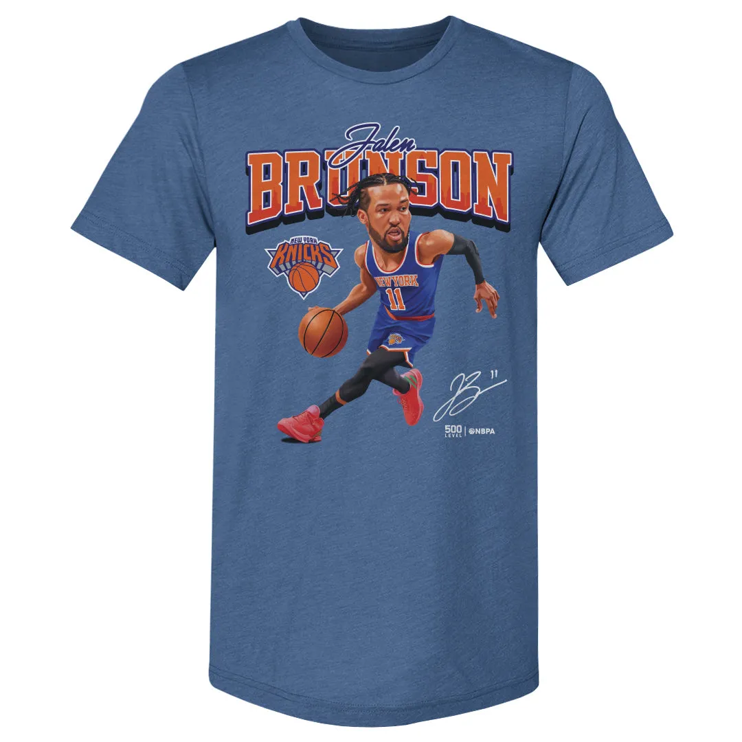 Jalen Brunson New York Knicks Caricature WHT sold by 500 Level