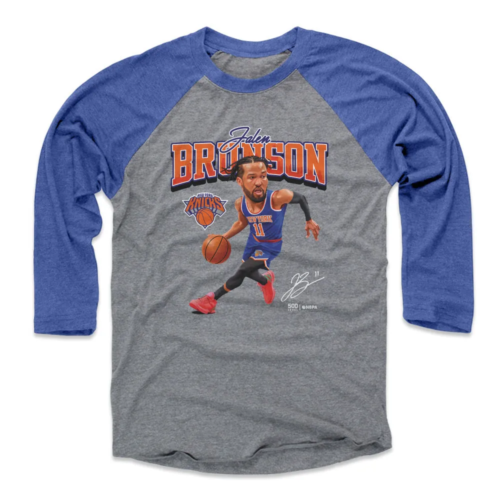 Jalen Brunson New York Knicks Caricature WHT sold by 500 Level