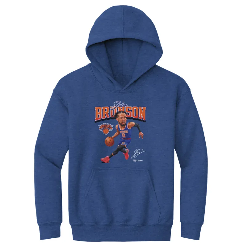 Jalen Brunson New York Knicks Caricature WHT sold by 500 Level