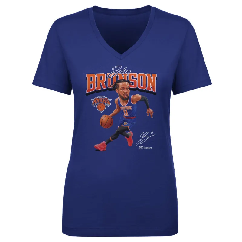Jalen Brunson New York Knicks Caricature WHT sold by 500 Level