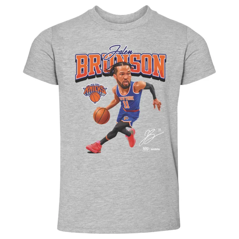 Jalen Brunson New York Knicks Caricature WHT sold by 500 Level