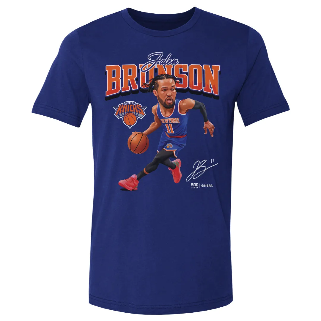Jalen Brunson New York Knicks Caricature WHT sold by 500 Level