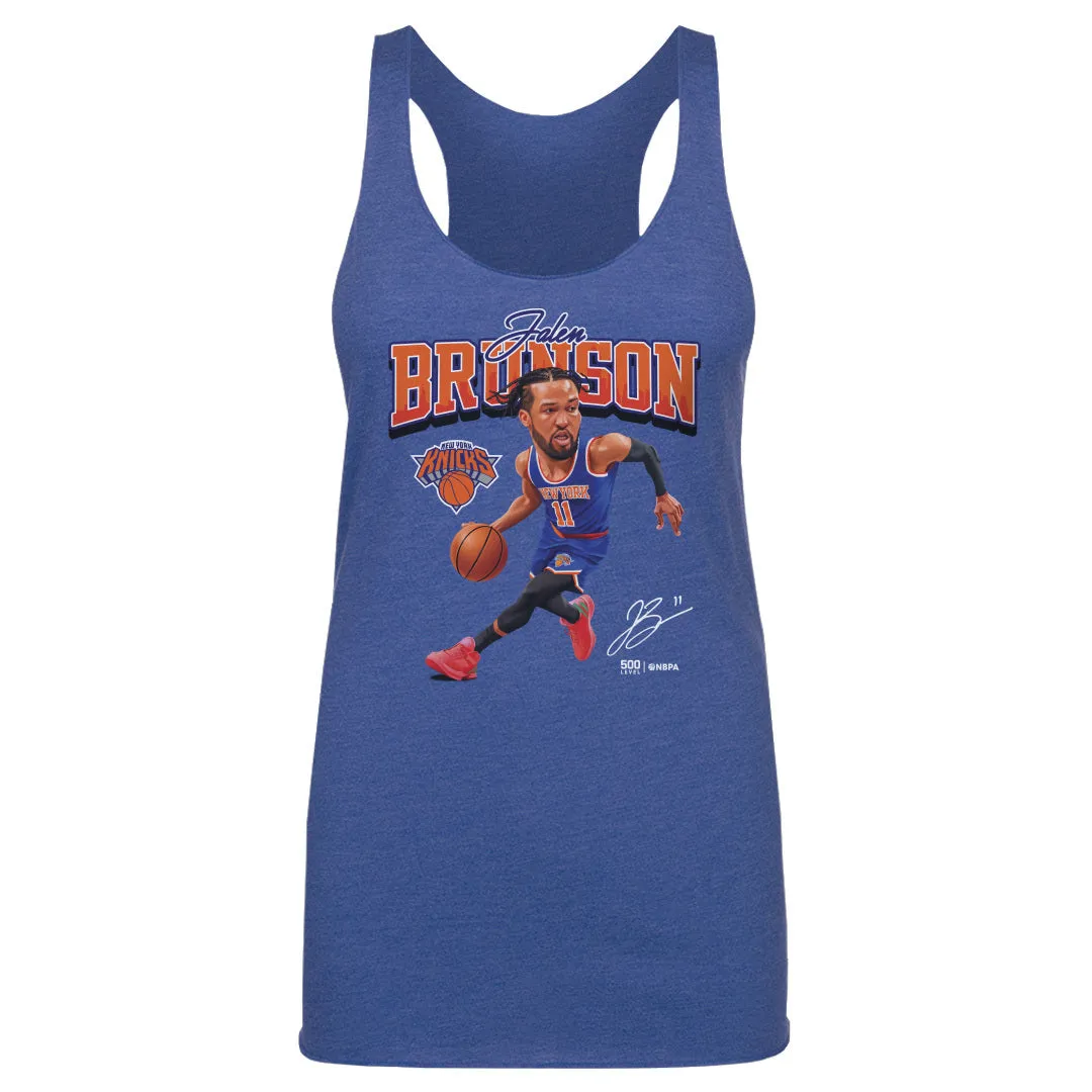Jalen Brunson New York Knicks Caricature WHT sold by 500 Level