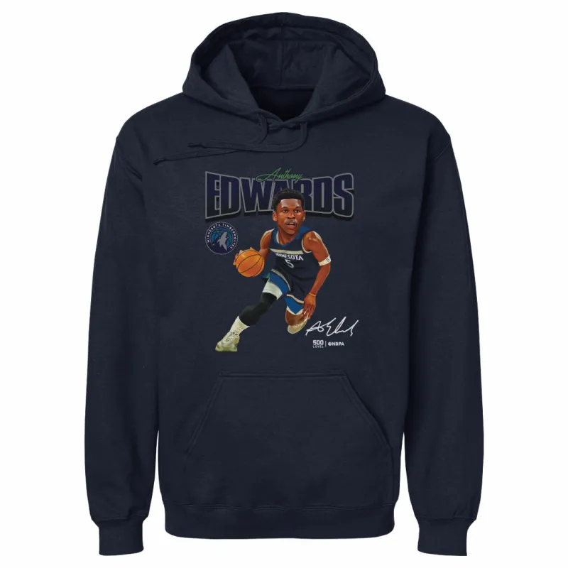 Anthony Edwards Minnesota Timberwolves Caricature WHT sold by 500 Level