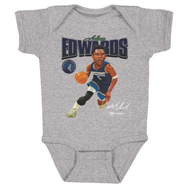 Anthony Edwards Minnesota Timberwolves Caricature WHT sold by 500 Level