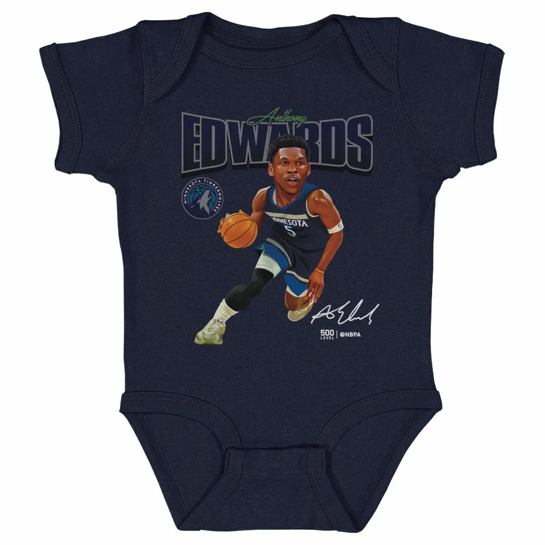 Anthony Edwards Minnesota Timberwolves Caricature WHT sold by 500 Level product image thumbnail 2