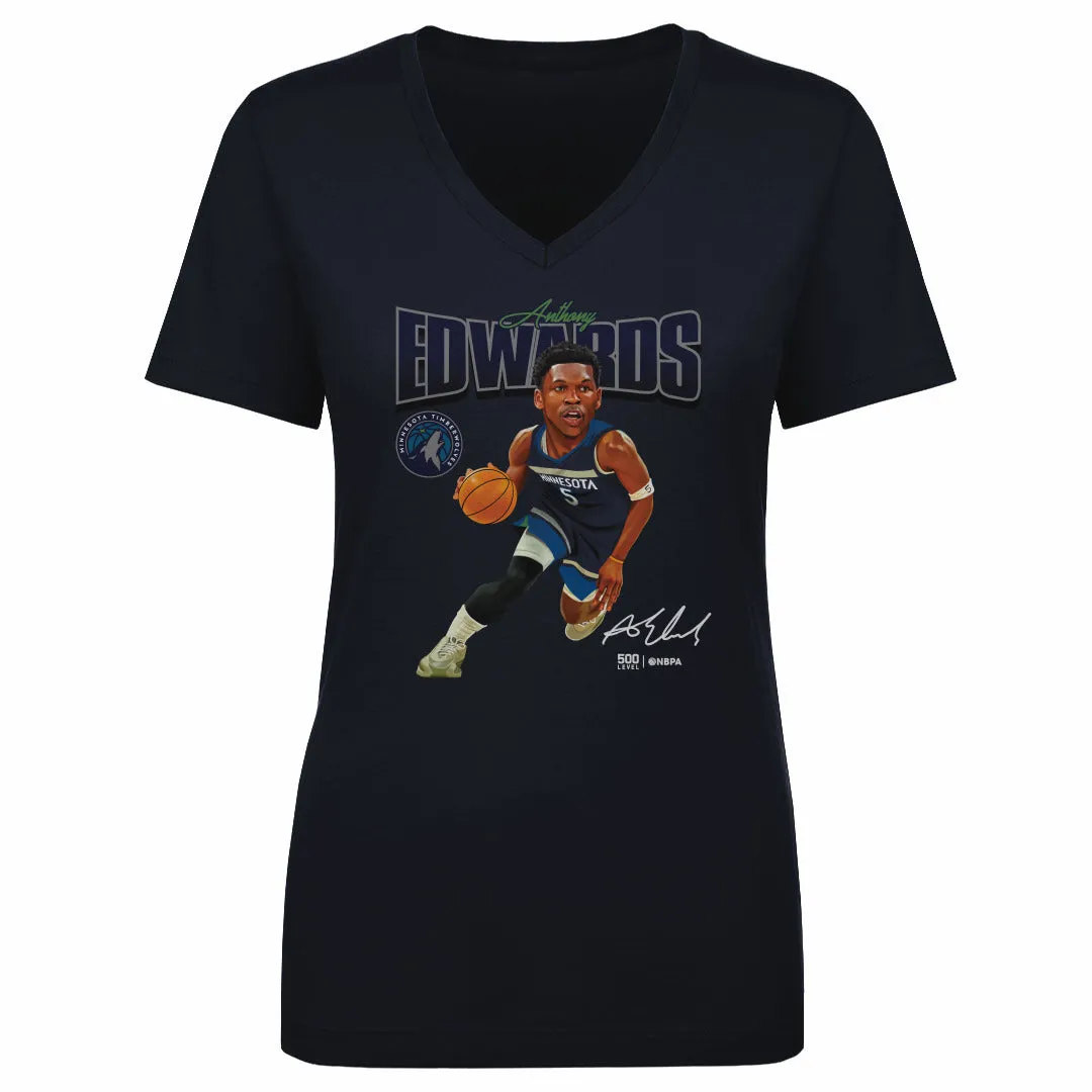 Anthony Edwards Minnesota Timberwolves Caricature WHT sold by 500 Level product image thumbnail 2